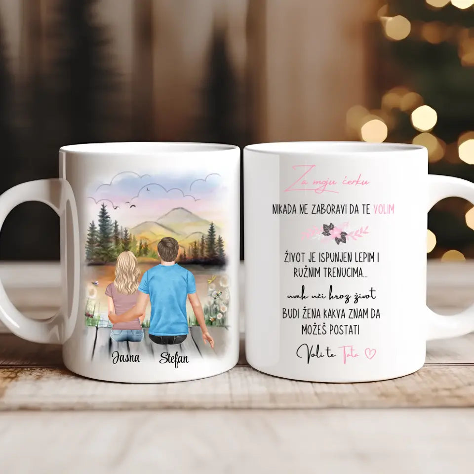 Tata i Ćerka šoljica