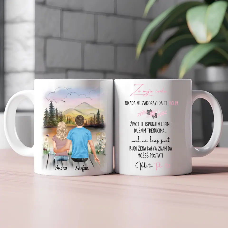 Tata i Ćerka šoljica