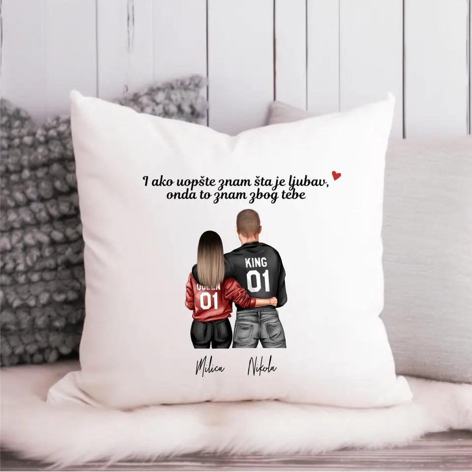 King & Queen jastuk