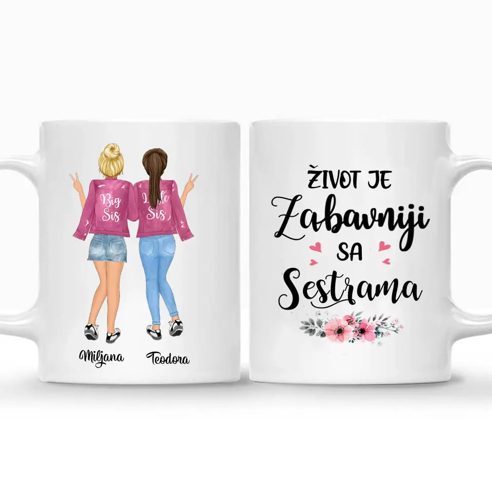 Sestre roze Šoljica