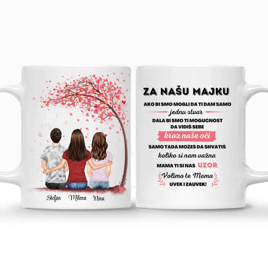 Majka, sin i ćerka - Šoljica