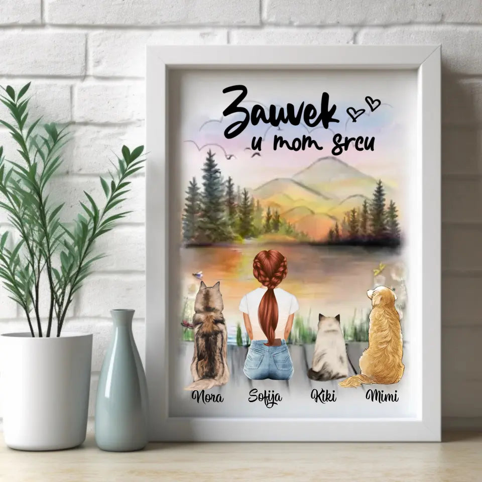 Devojka i Ljubimci Poster