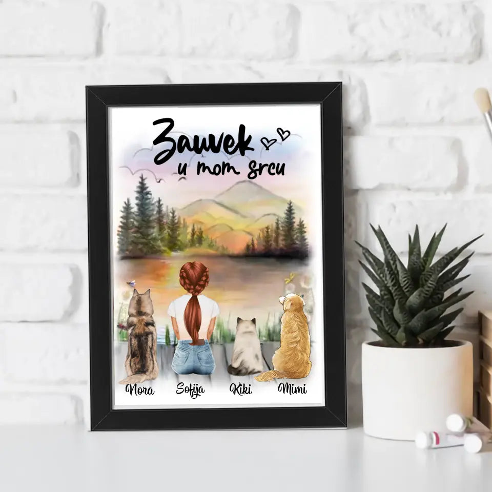 Devojka i Ljubimci Poster