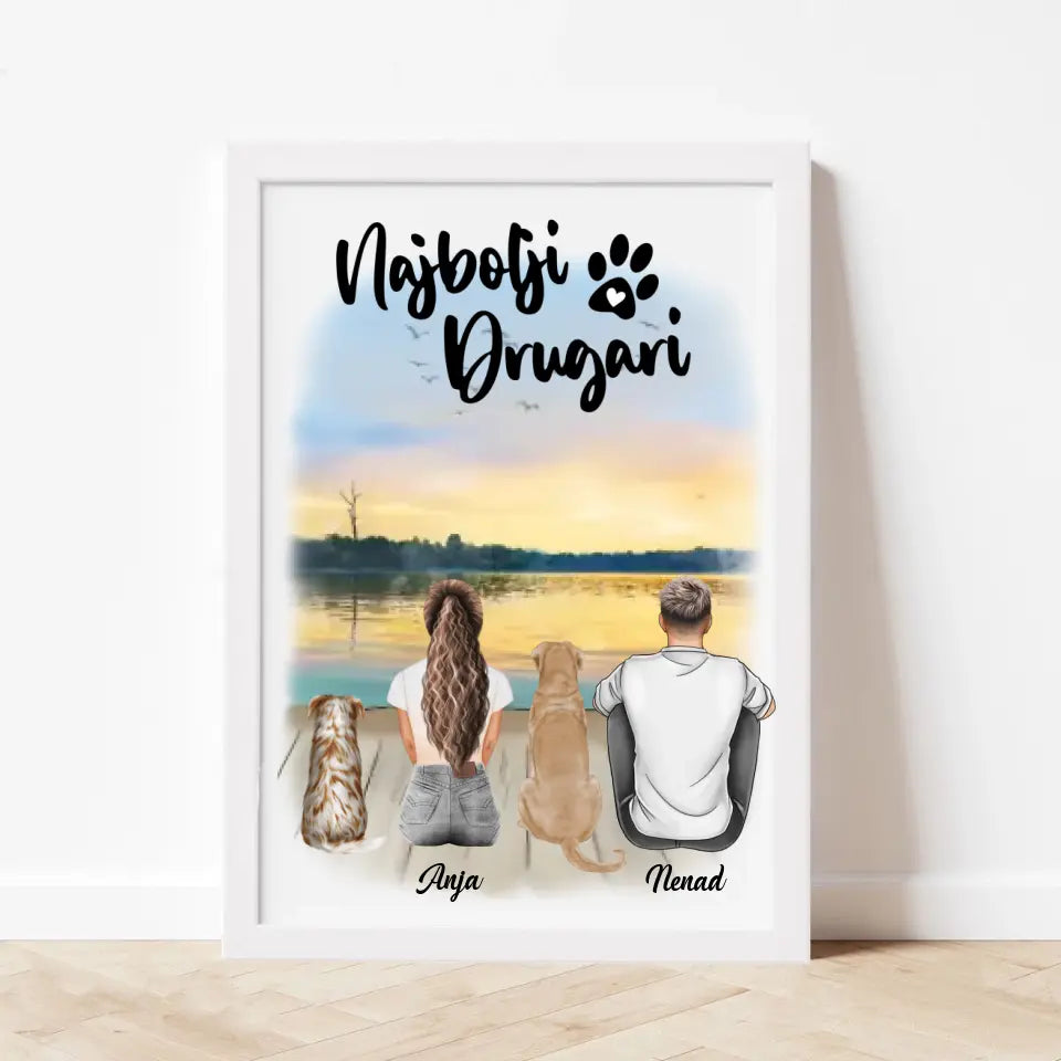 Devojka, muškarac i ljubimci Poster
