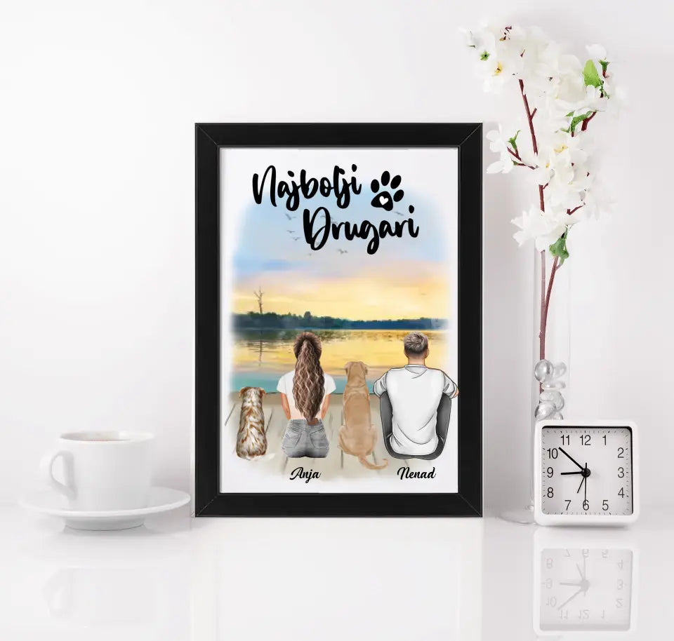 Devojka, muškarac i ljubimci Poster