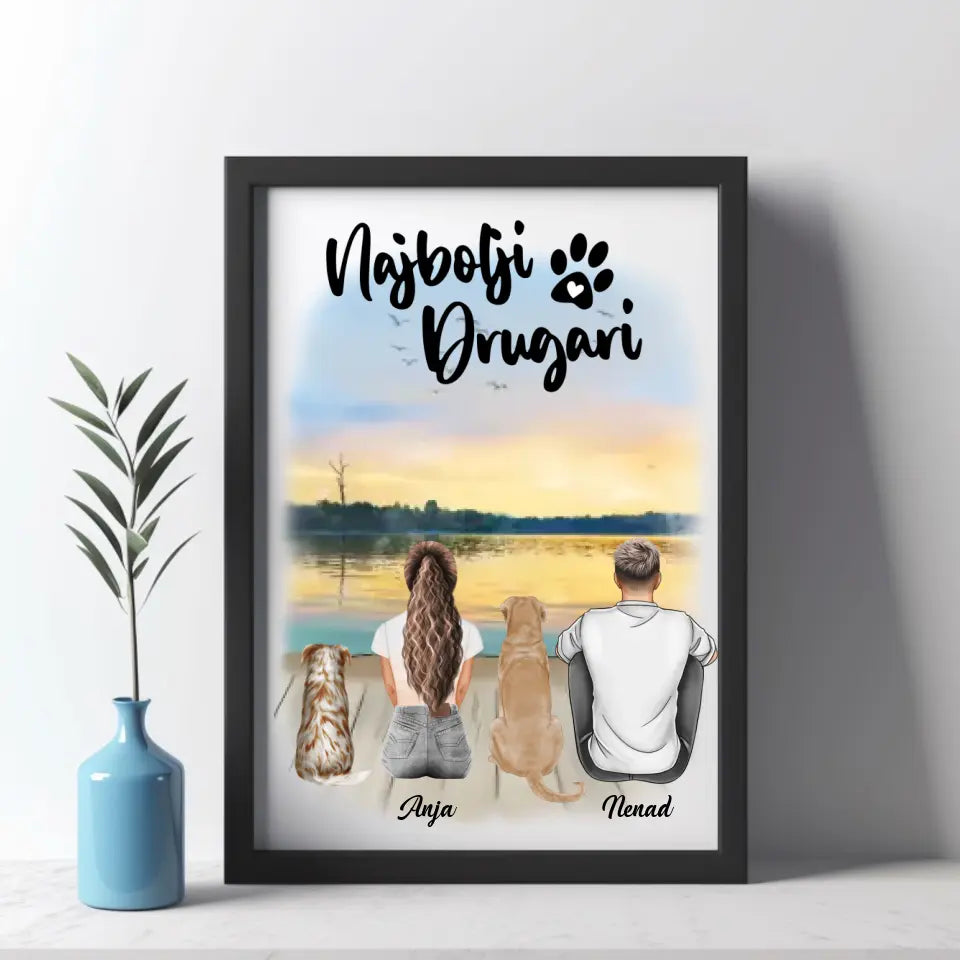 Devojka, muškarac i ljubimci Poster