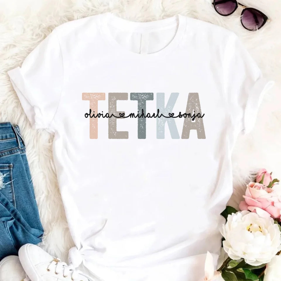 Tetka Majica - Dodajte Imena Dece