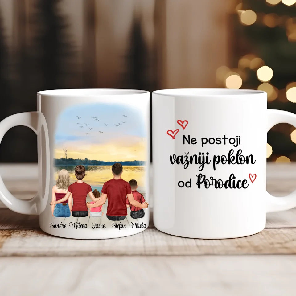 Porodica (troje dece) - Šoljica