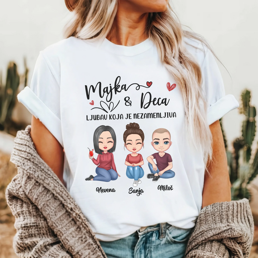 Majka i Deca - ljubav koja je nezamenljiva - Majica