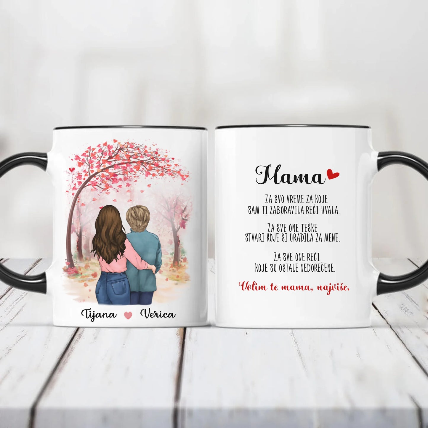 Majka i ćerka roze drvo - Šoljica