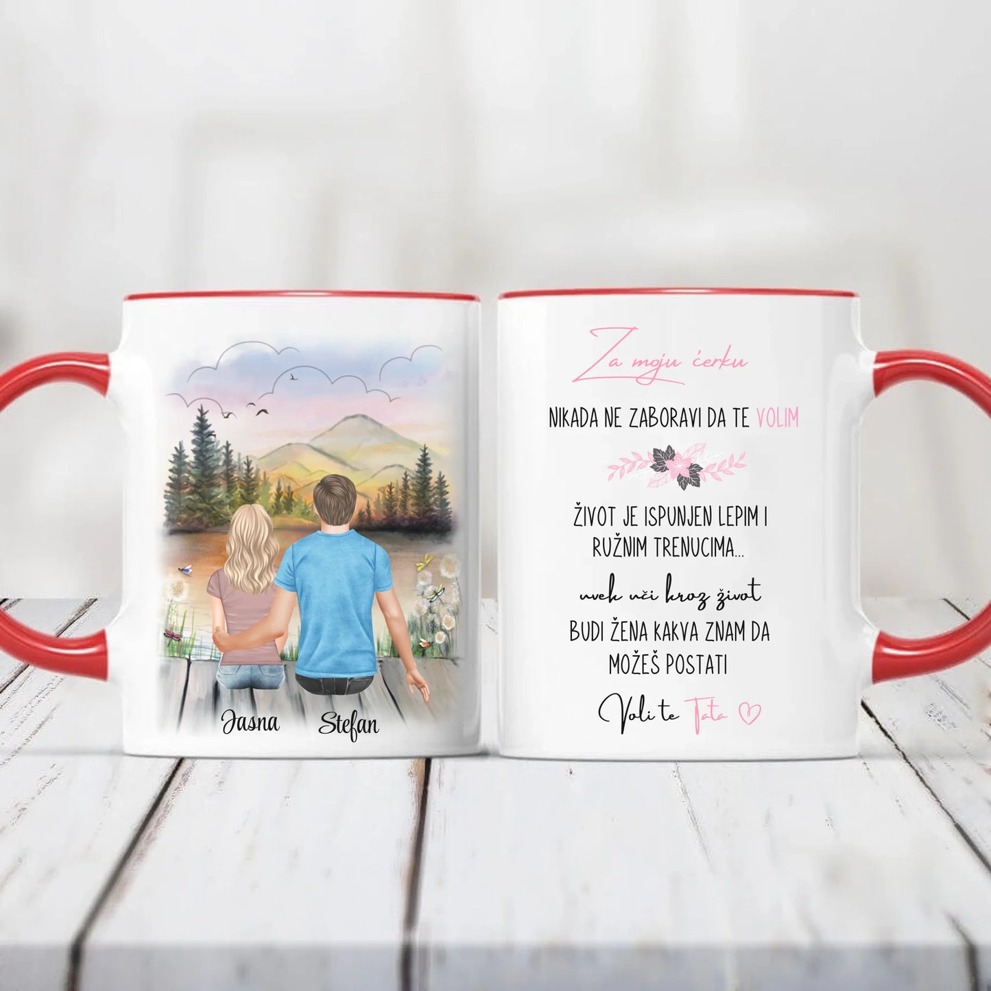 Tata i Ćerka šoljica