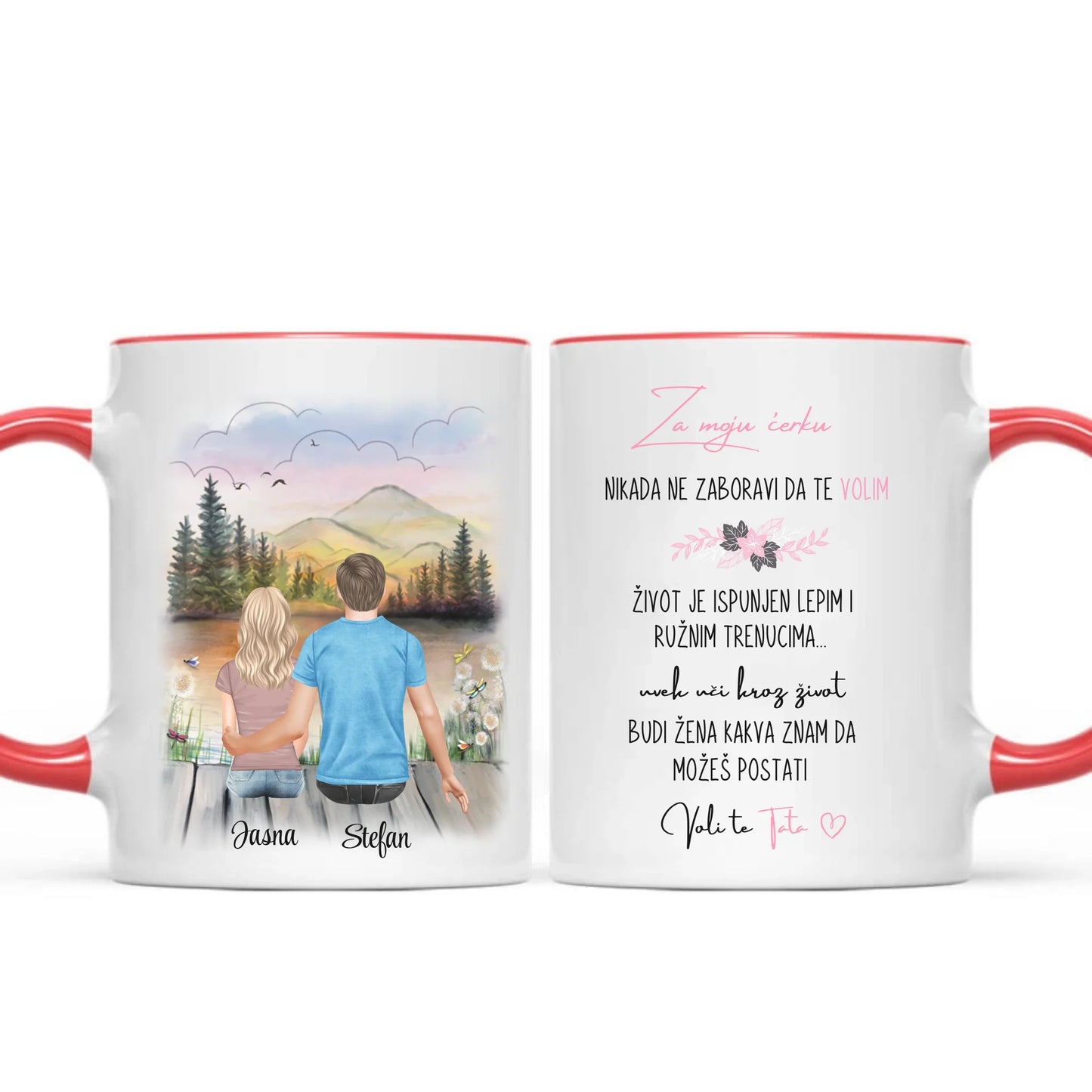 Tata i Ćerka šoljica