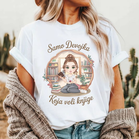 Devojka koja voli knjige - Majica