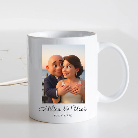 Animirana slika parova – poklon koji oduzima dah! - Šoljica