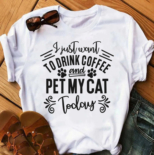 I just want to drink coffee and pet my cat today