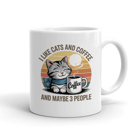 I like cats and coffee -Šoljica