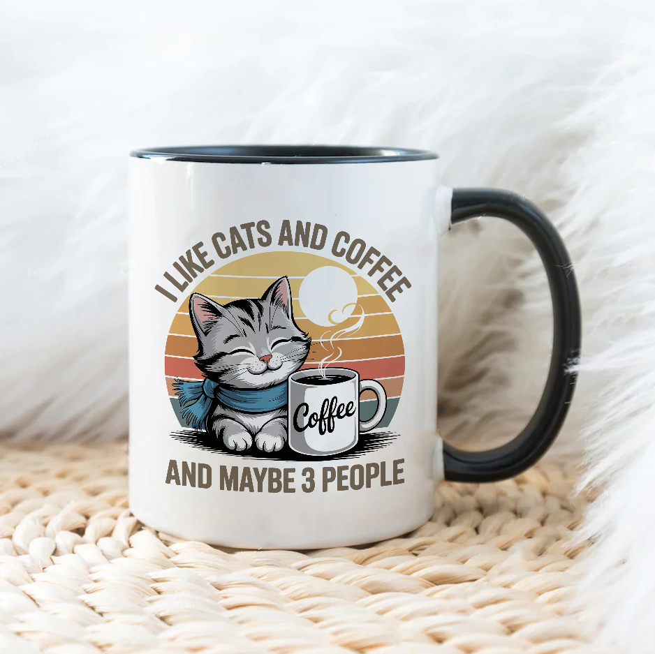I like cats and coffee -Šoljica