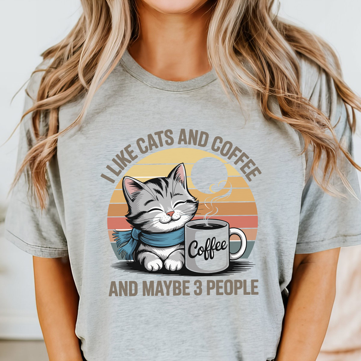 I like cats and coffee - Majica