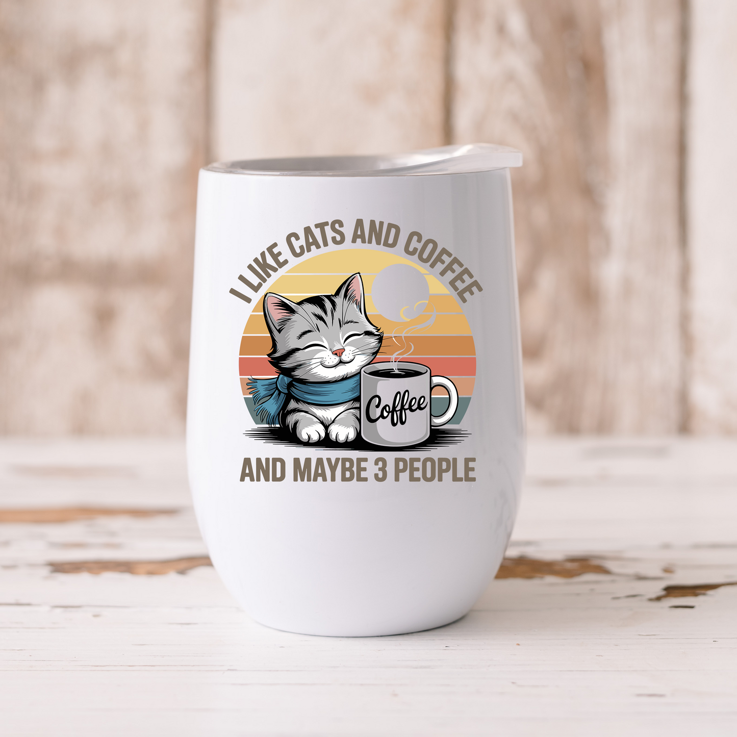 I like cats and coffee - Termos