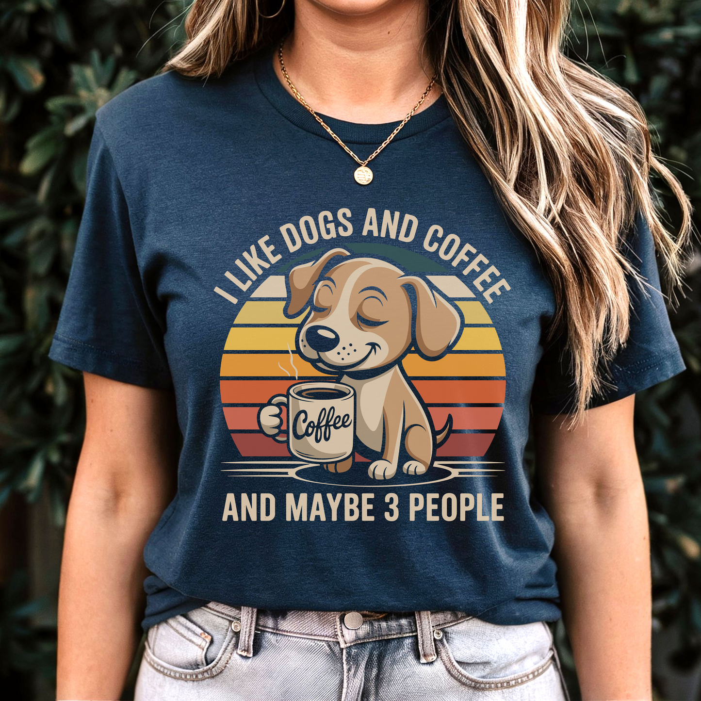 I like dogs and coffee - Majica