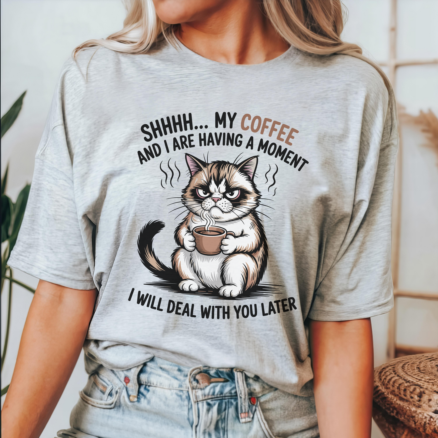 My coffee and i are having moment - majica