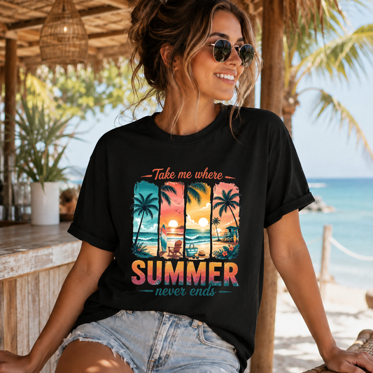 Take me where summer never ends - Majica
