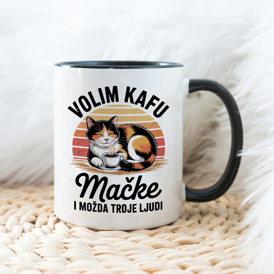 Volim Kafu i Mačke - Šoljica