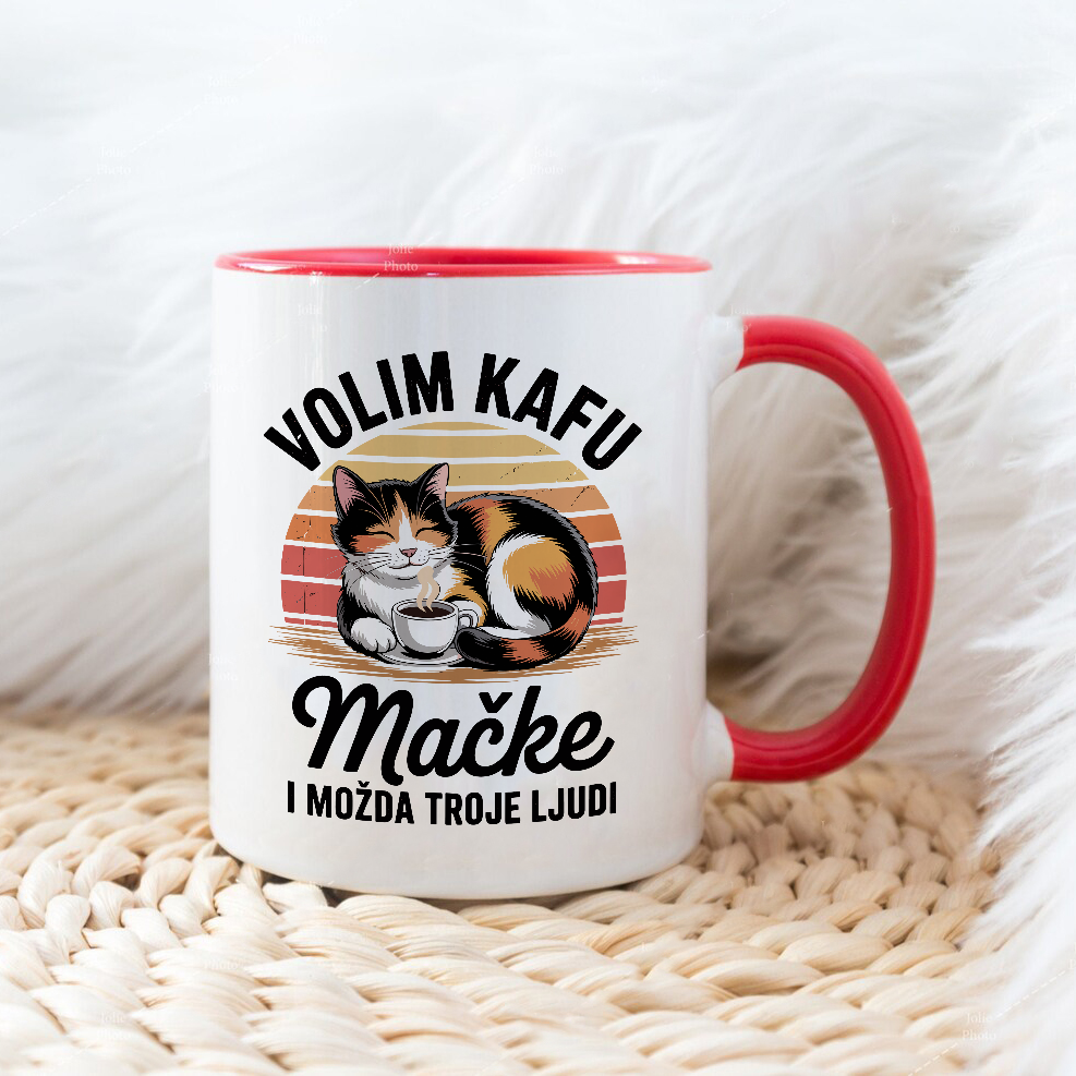 Volim Kafu i Mačke - Šoljica