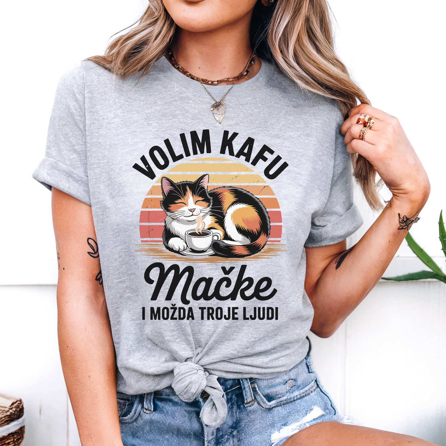 Volim Kafu i Mačke - Majica