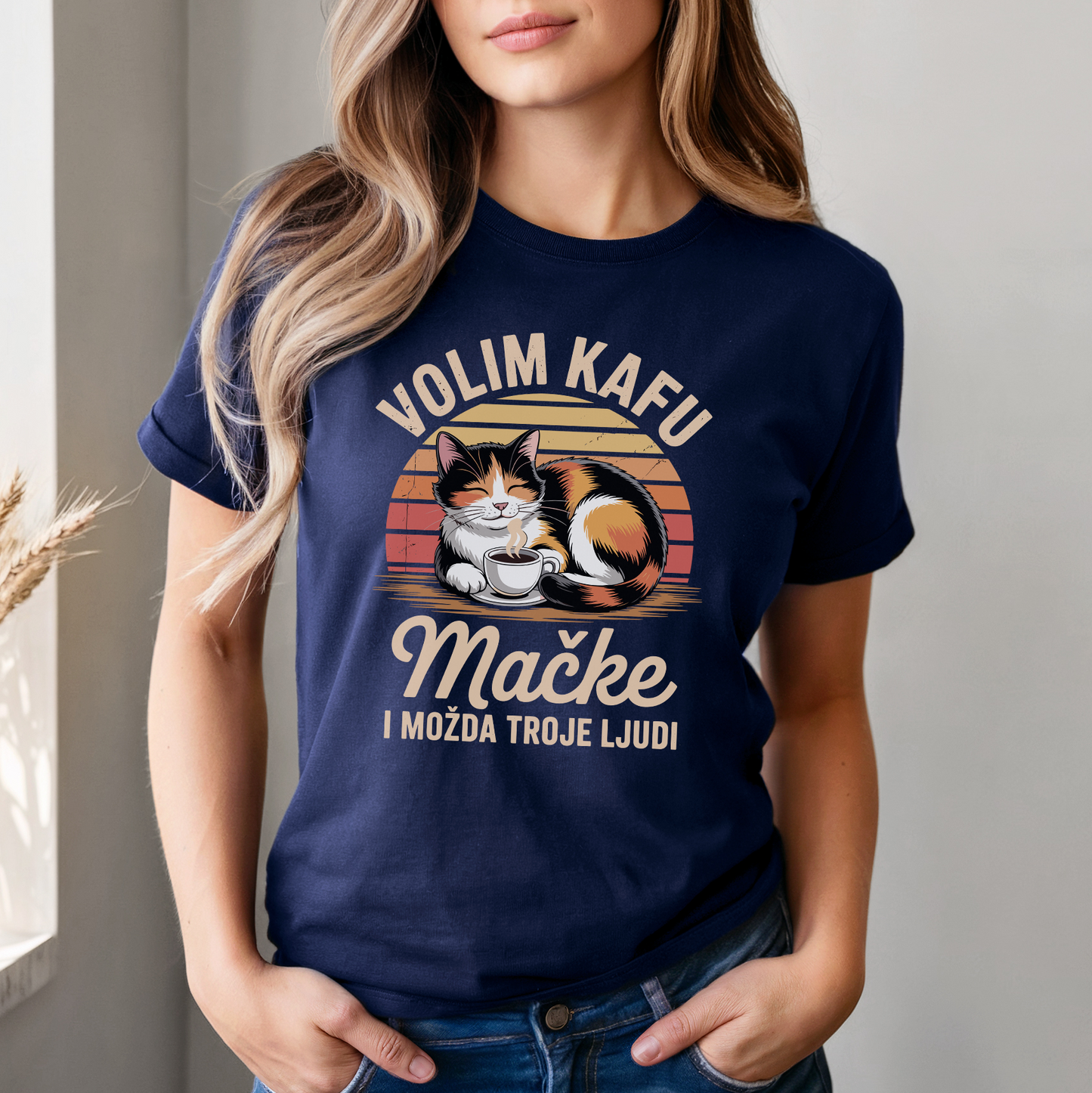 Volim Kafu i Mačke - Majica