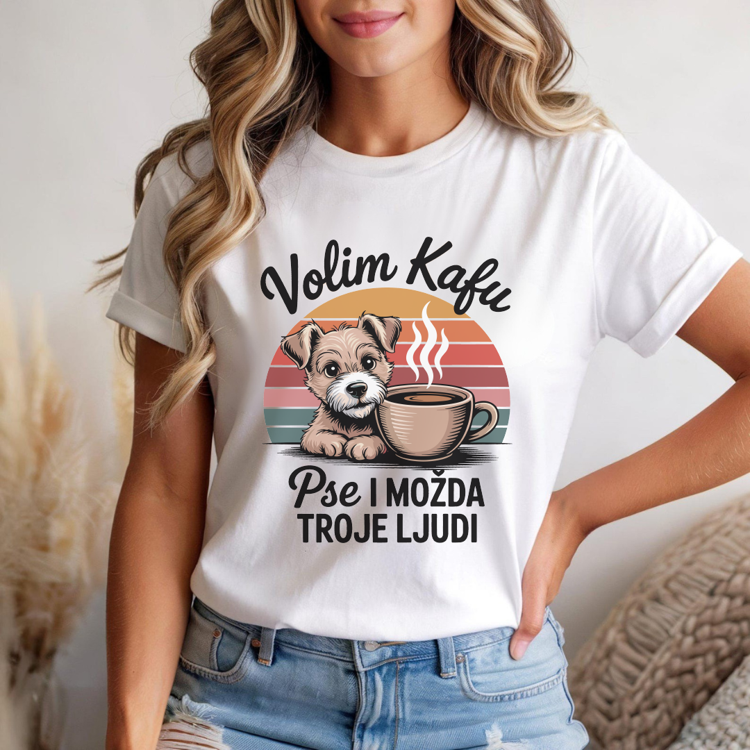 Volim Kafu i Pse - Majica