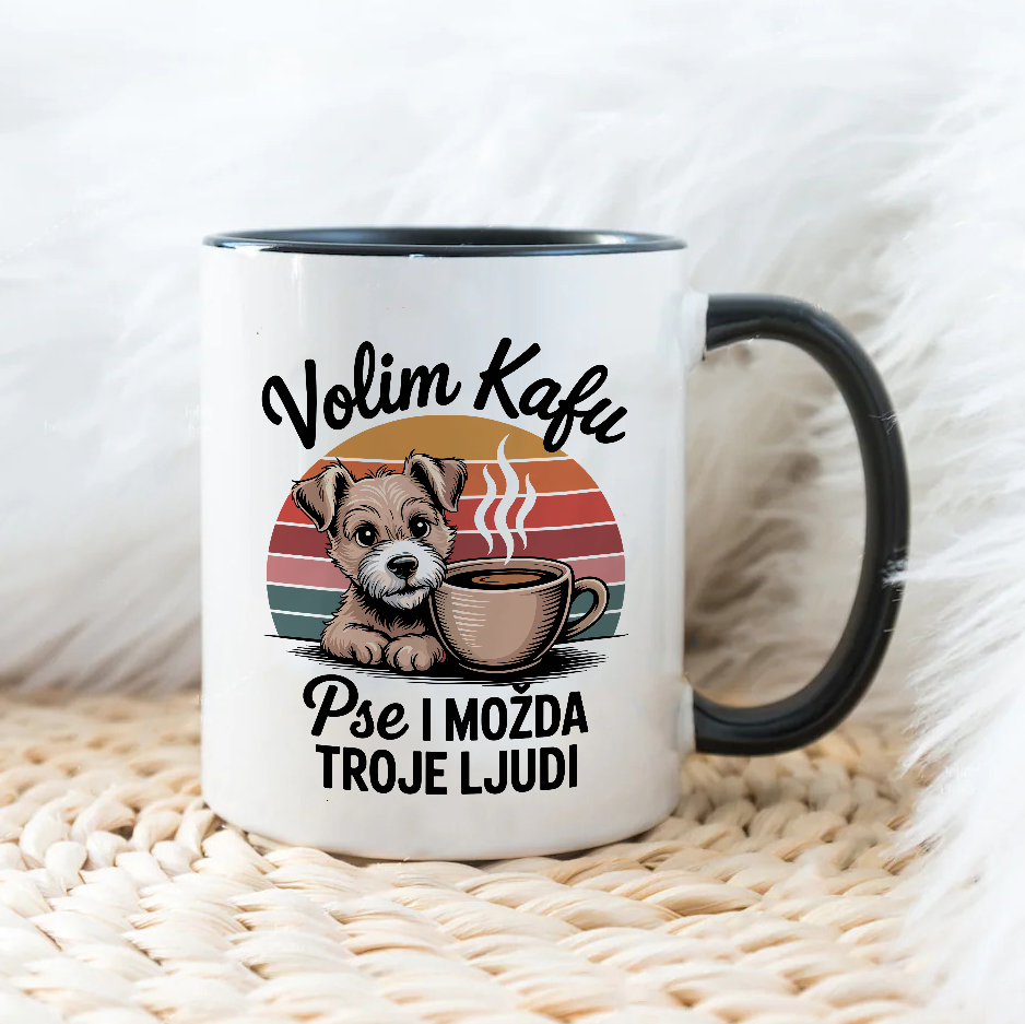 Volim Kafu i Pse - Šoljica