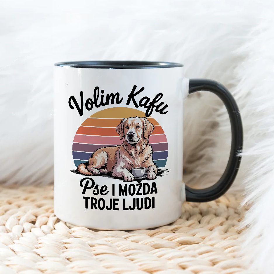 Volim Kafu i Pse (Labrador) - Šoljica