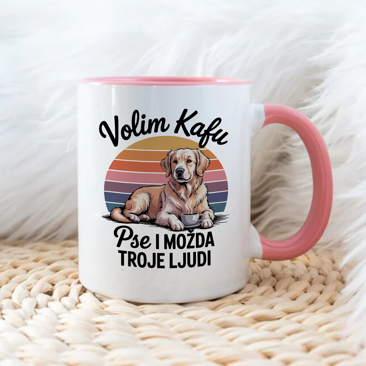 Volim Kafu i Pse (Labrador) - Šoljica