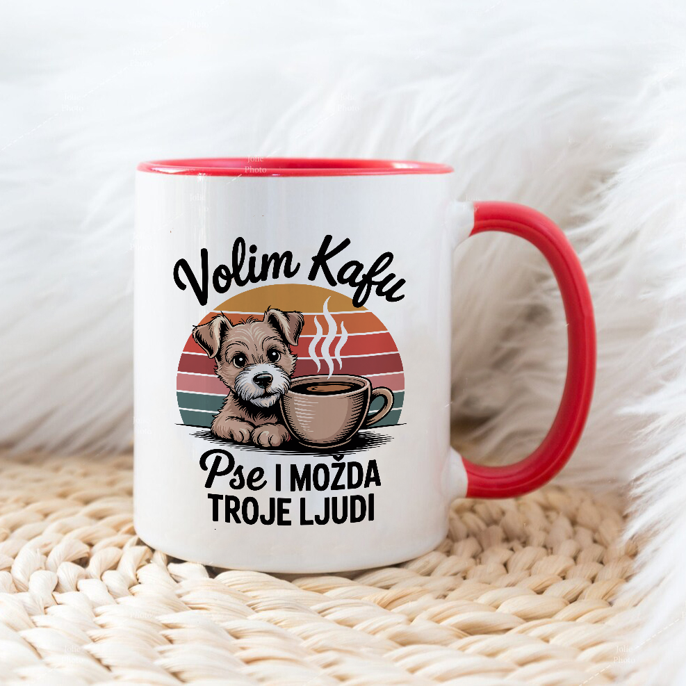 Volim Kafu i Pse - Šoljica