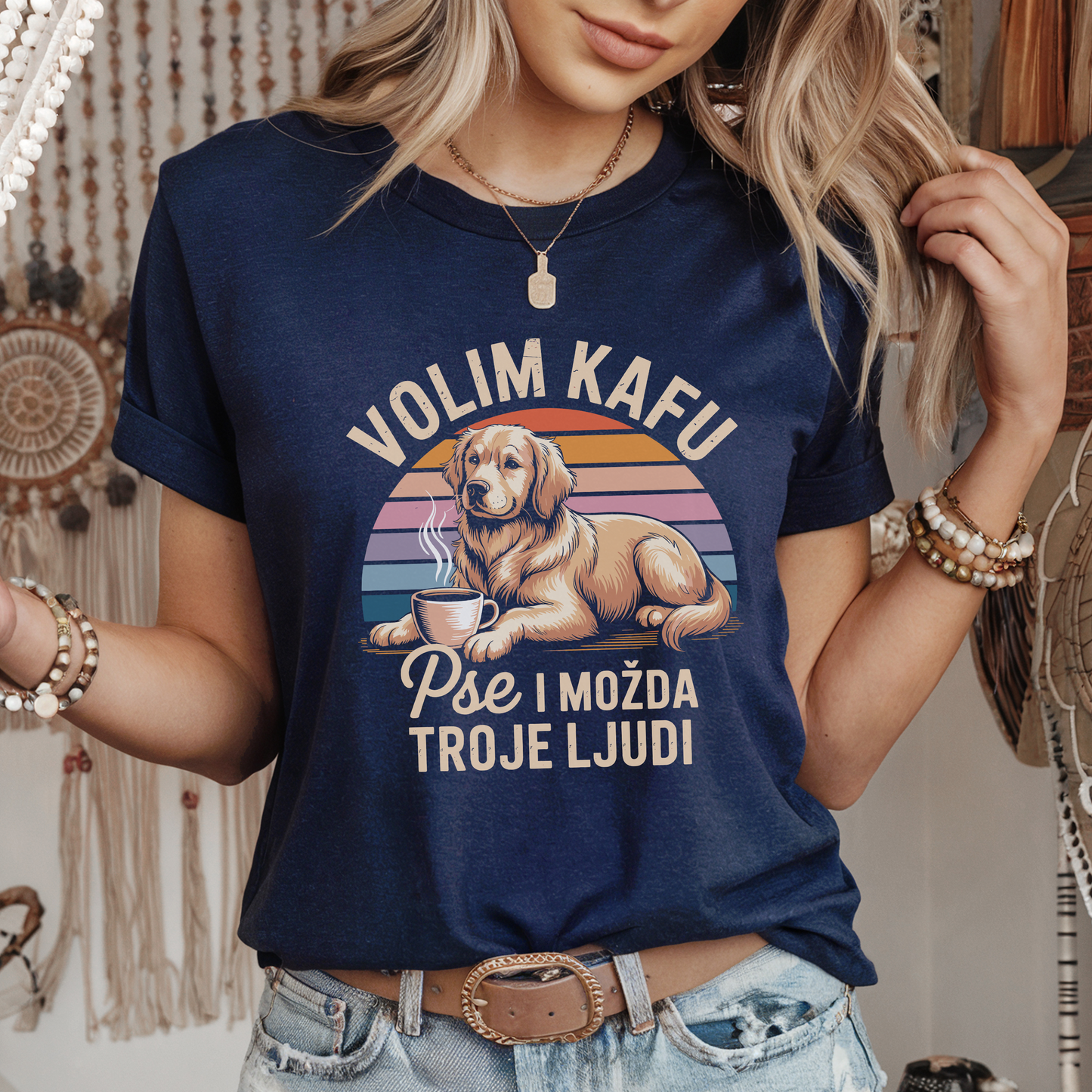 Volim Kafu i Pse - Labrador - Majica