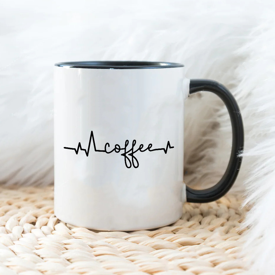 Coffee heart line - Šoljica