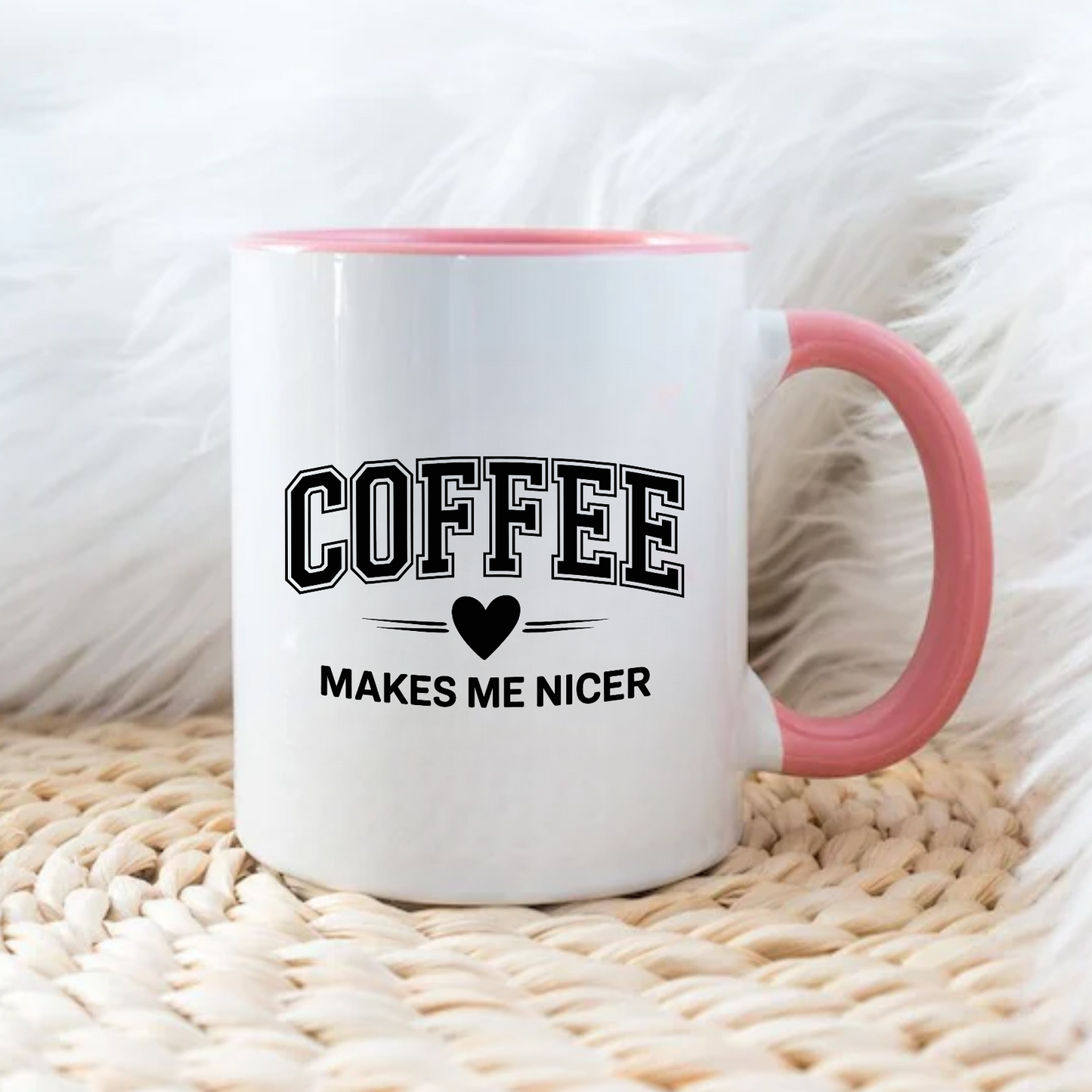 Coffee makes me nicer - Šoljica
