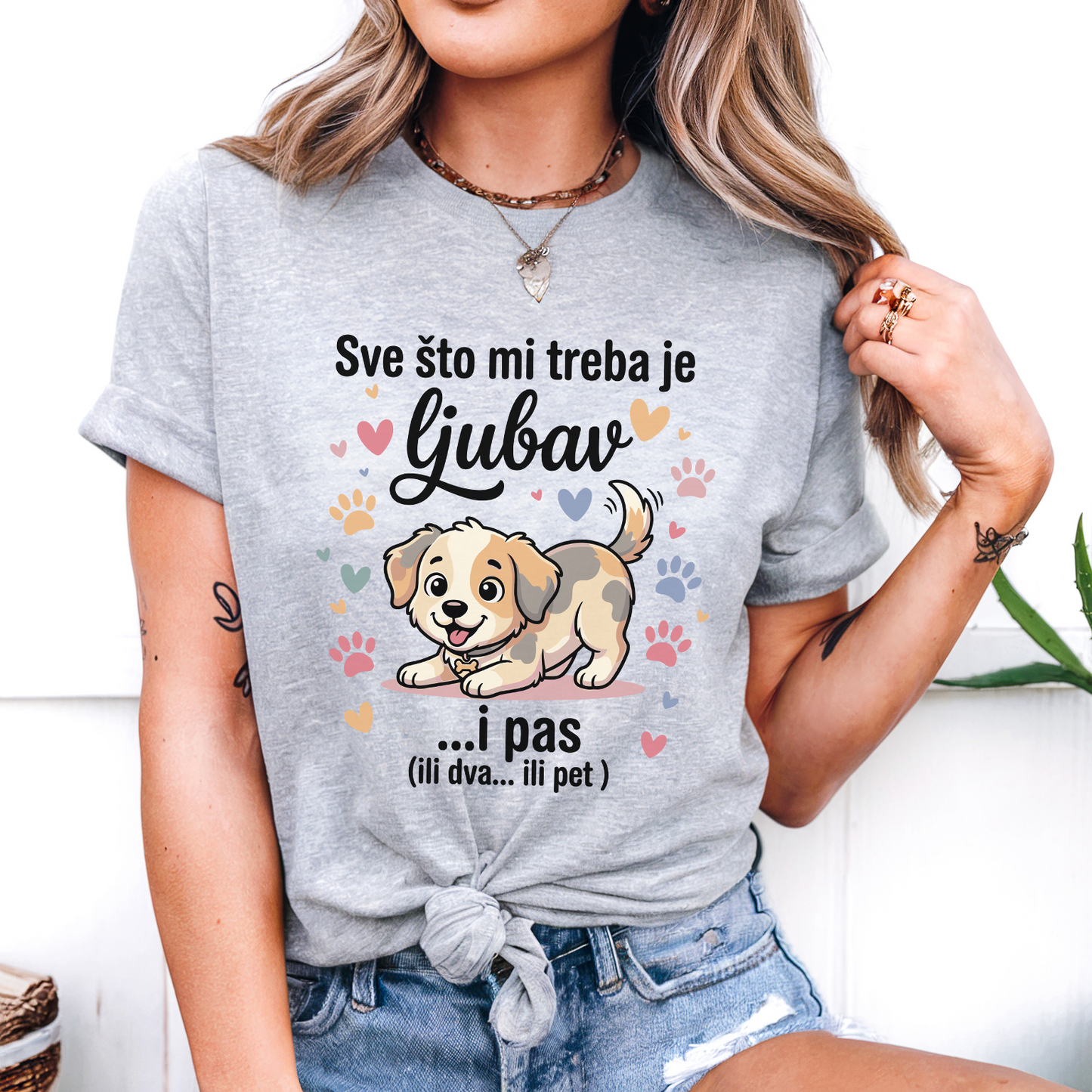 Sve što mi treba je ljubav i pas - Majica