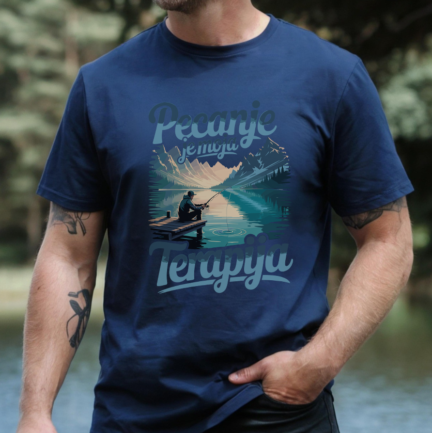 Pecanje je moja terapija - Majica