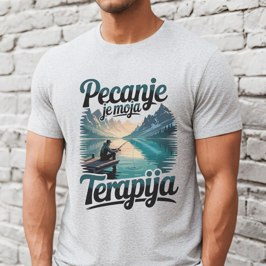 Pecanje je moja terapija - Majica