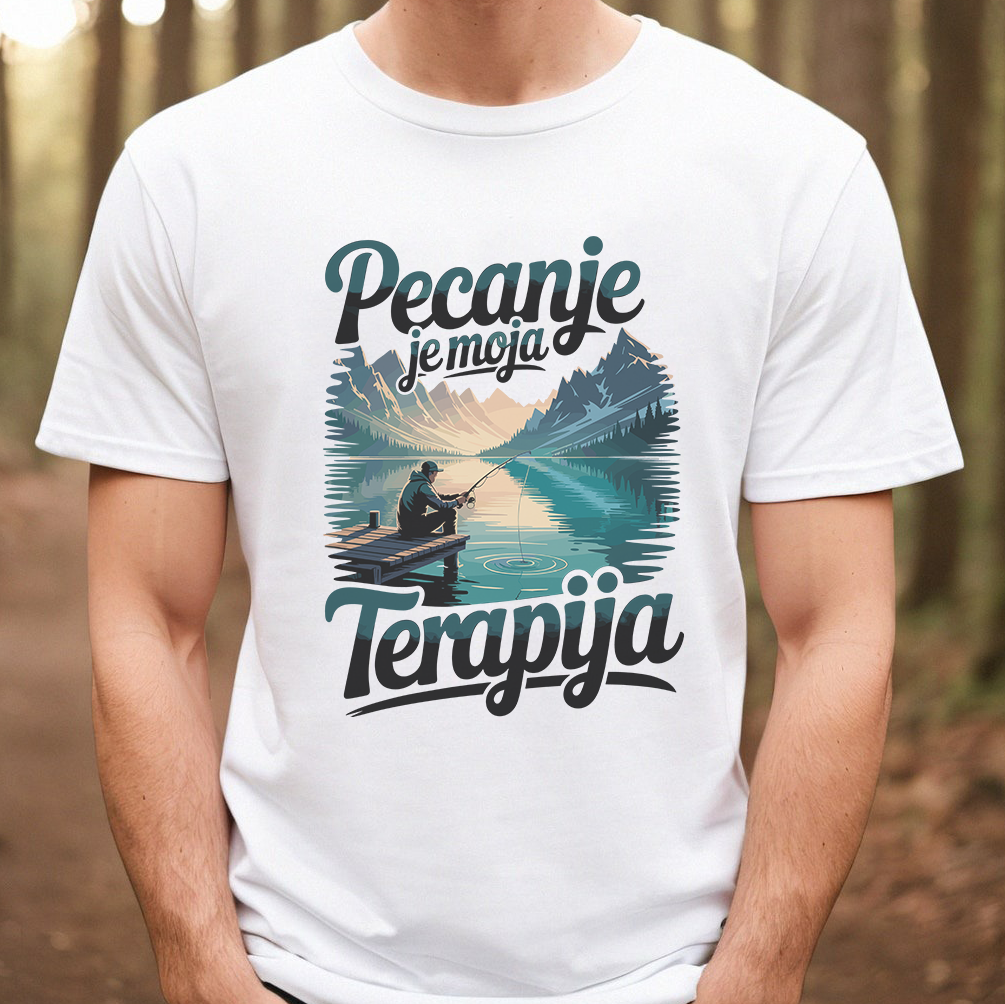 Pecanje je moja terapija - Majica