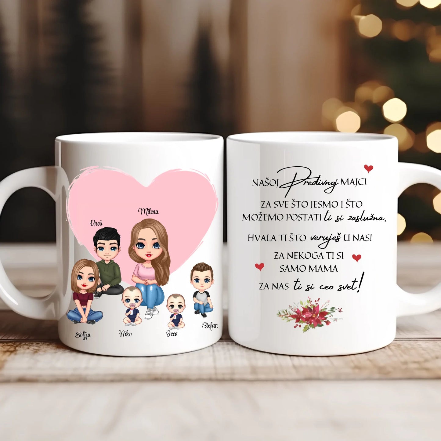 Majka i Deca - Šoljica - Customizer - Kreativa -