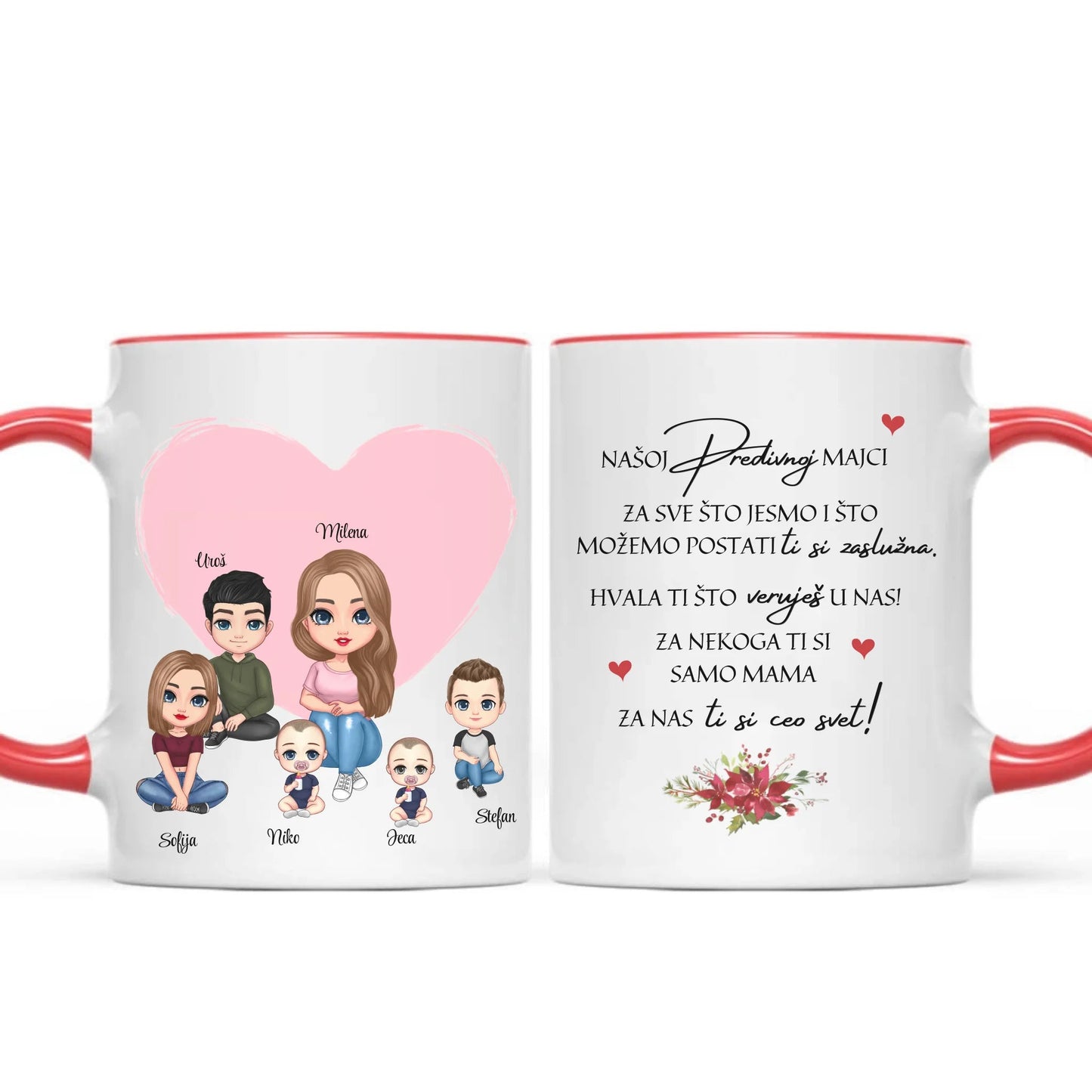 Majka i Deca - Šoljica - Customizer - Kreativa -