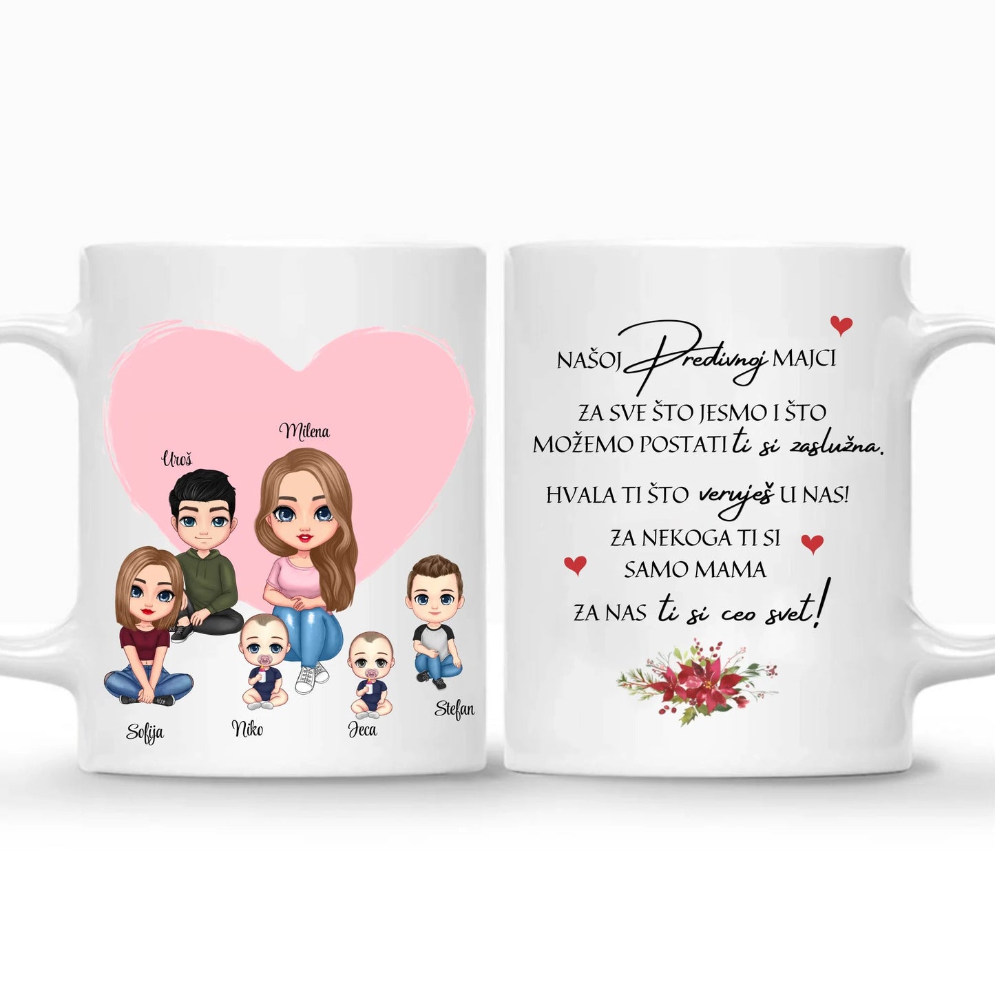 Majka i Deca - Šoljica - Customizer - Kreativa -