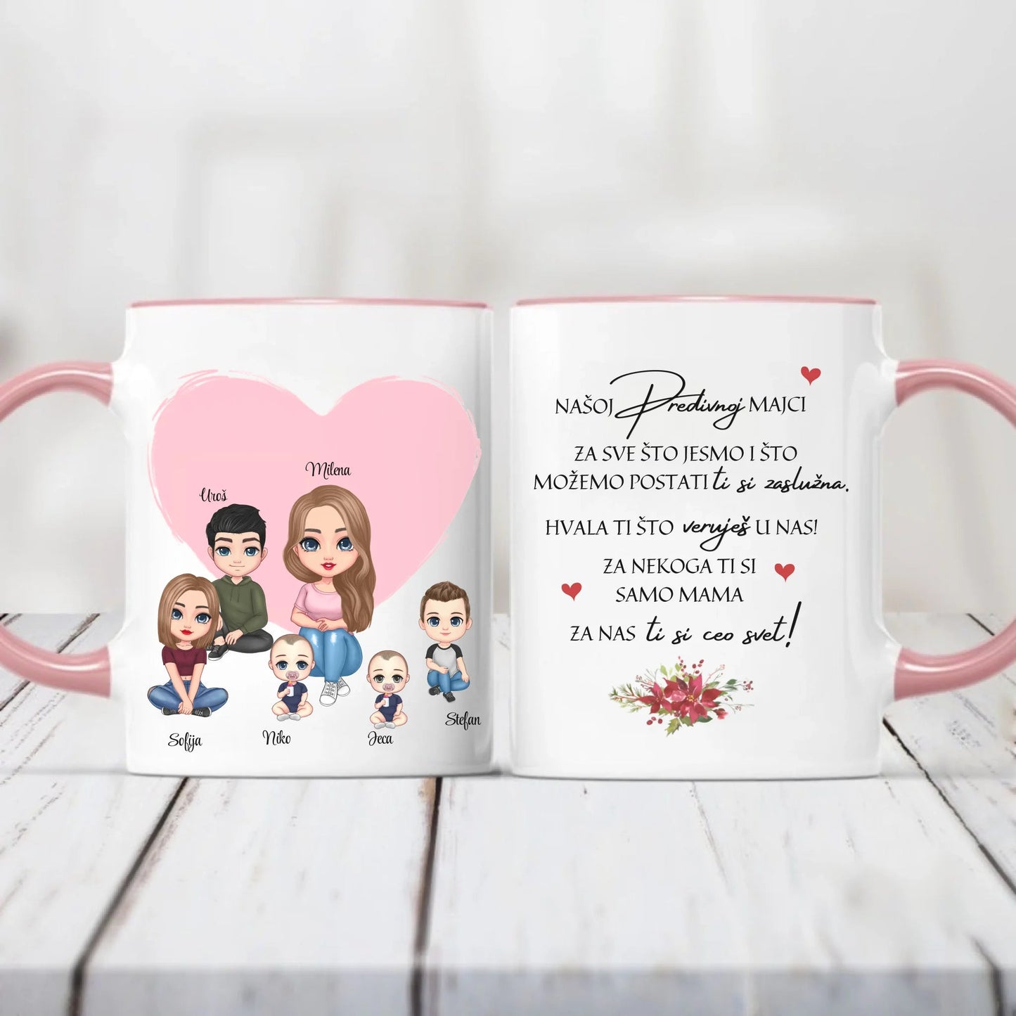 Majka i Deca - Šoljica - Customizer - Kreativa -