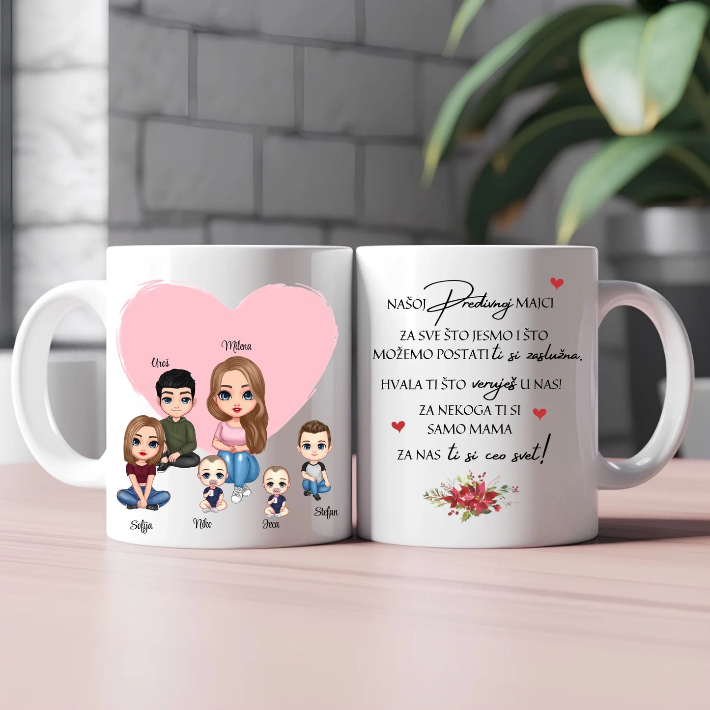Majka i Deca - Šoljica - Customizer - Kreativa -