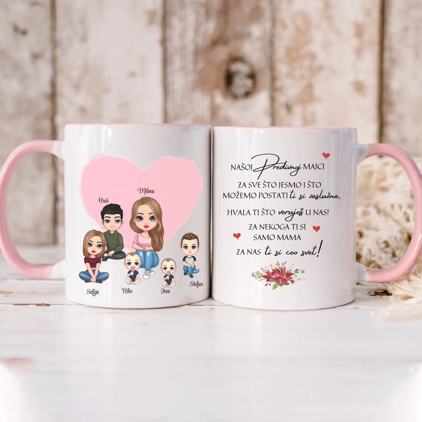 Majka i Deca - Šoljica - Customizer - Kreativa -