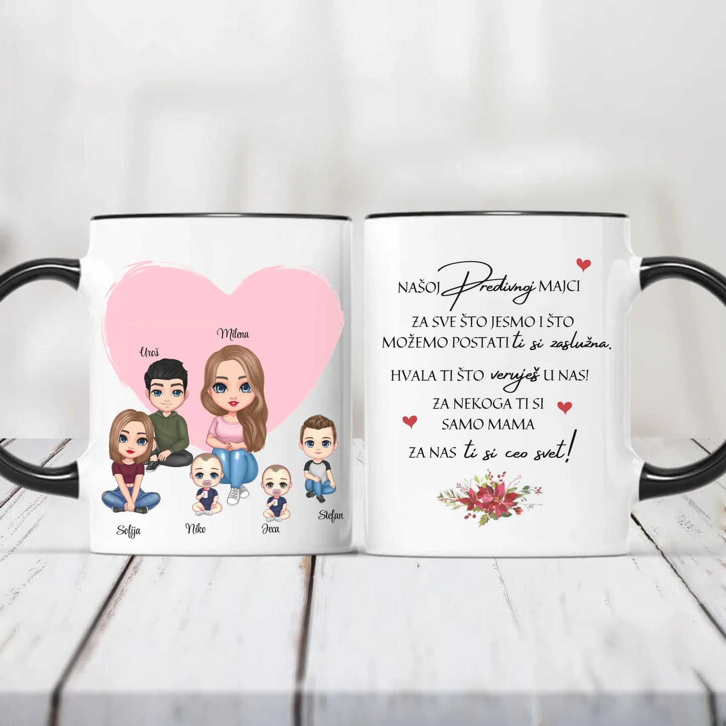 Majka i Deca - Šoljica - Customizer - Kreativa -