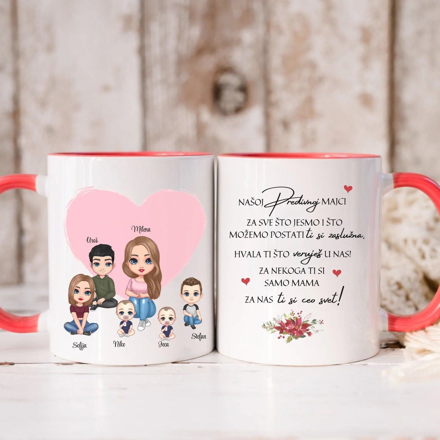 Majka i Deca - Šoljica - Customizer - Kreativa -